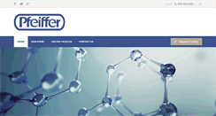 Desktop Screenshot of pfeifferpharmaceuticals.com