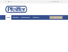 Tablet Screenshot of pfeifferpharmaceuticals.com
